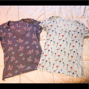 Lightweight flower Tees